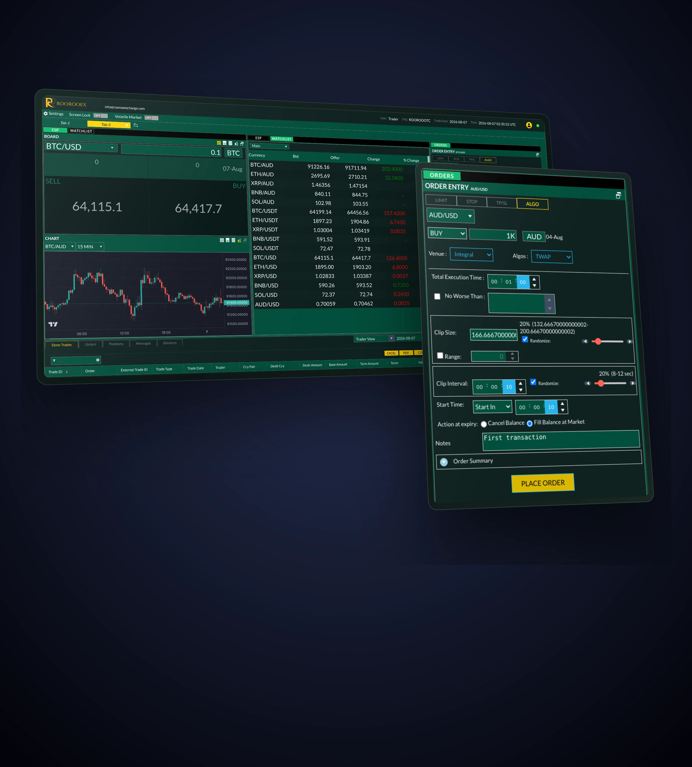 RooRooEx OTC trading platform